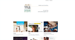 Desktop Screenshot of anntitus.com